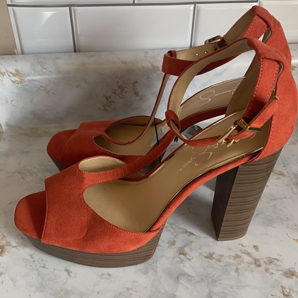 NEW JESSICA SIMPSON PLATFORM HEELS Size 10 - Picture 3 of 8